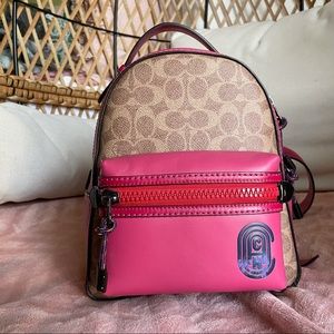 Coach Campus 23 Backpack With Coach Patch EUC